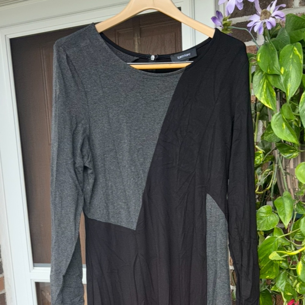 Karen Kane Black and Gray Dress